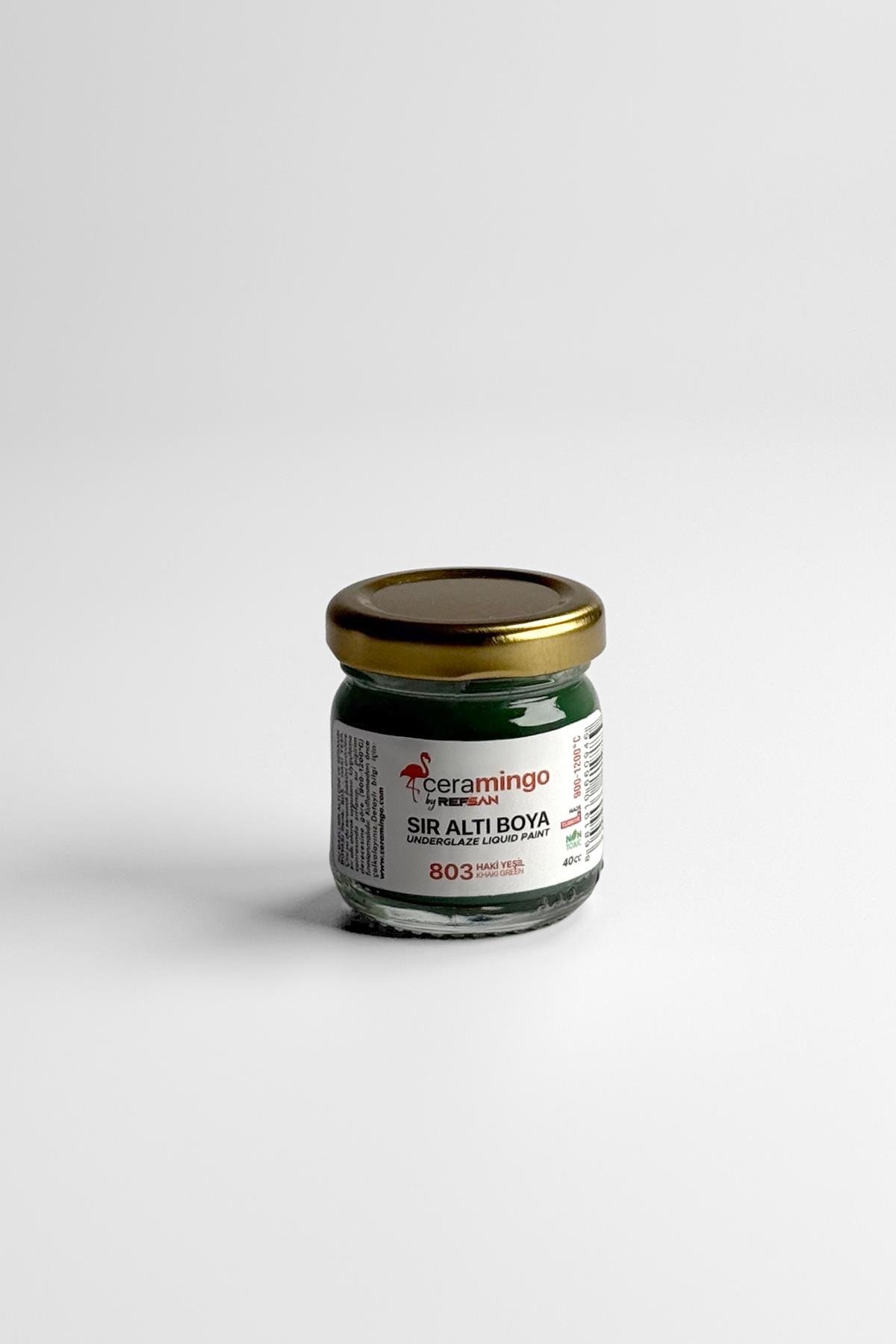 Готовая к использованию краска для плитки и керамики 803 Khaki Green