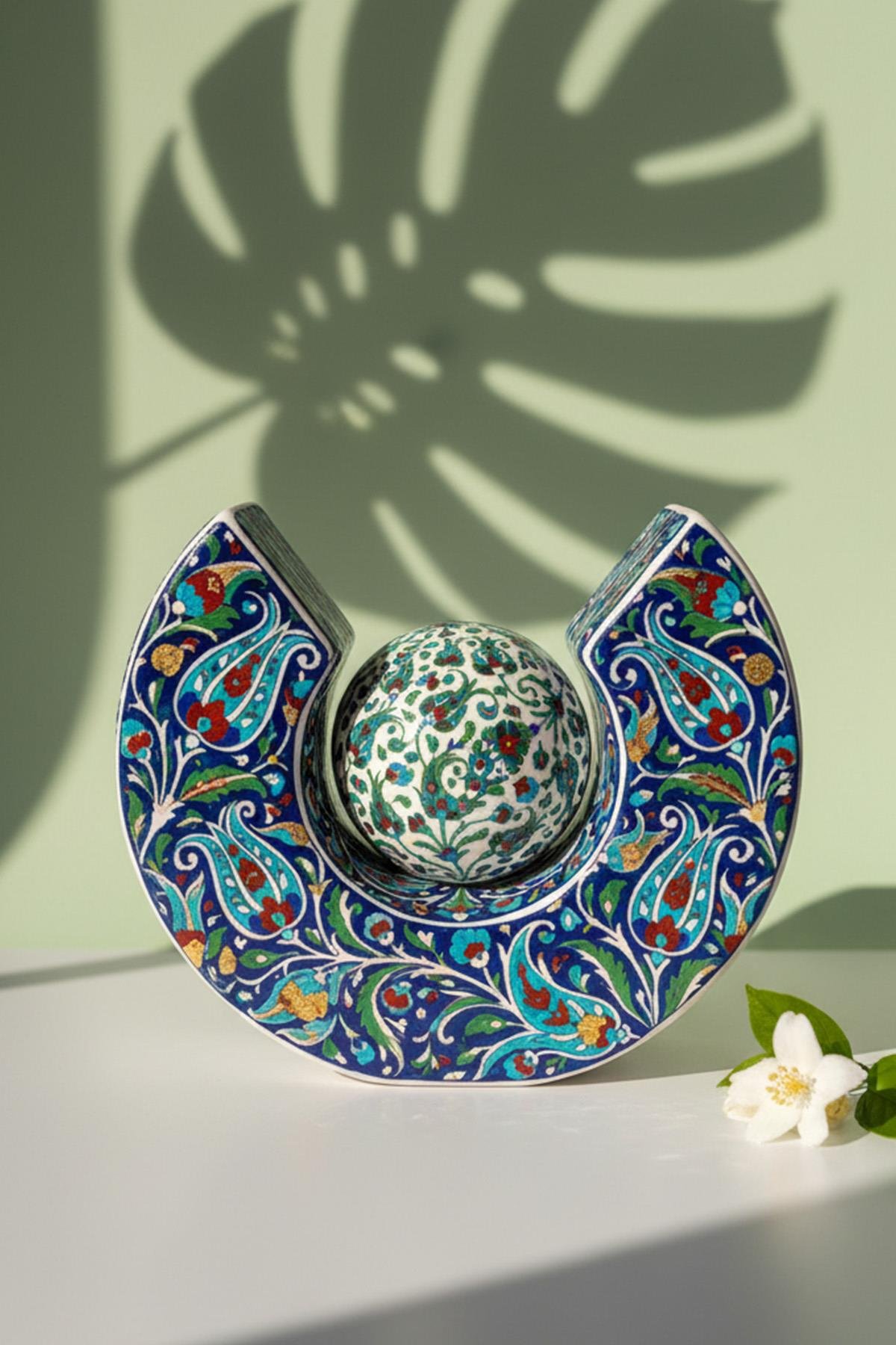 Hilal Vazo - Seramik Bisküvi