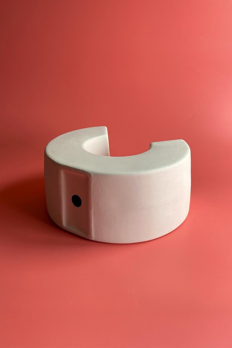 Hilal Vazo - Seramik Bisküvi