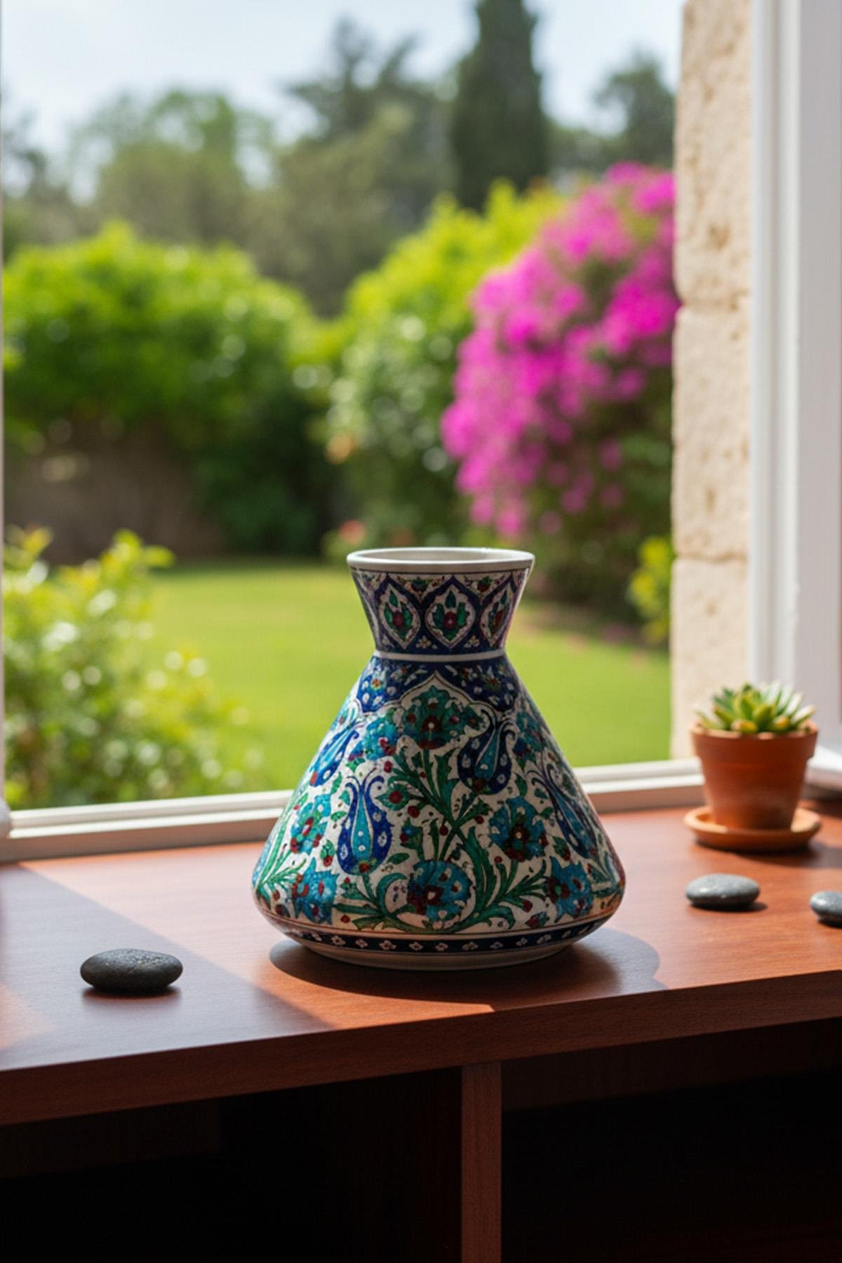 Funnel Vase - Ceramic Bisque