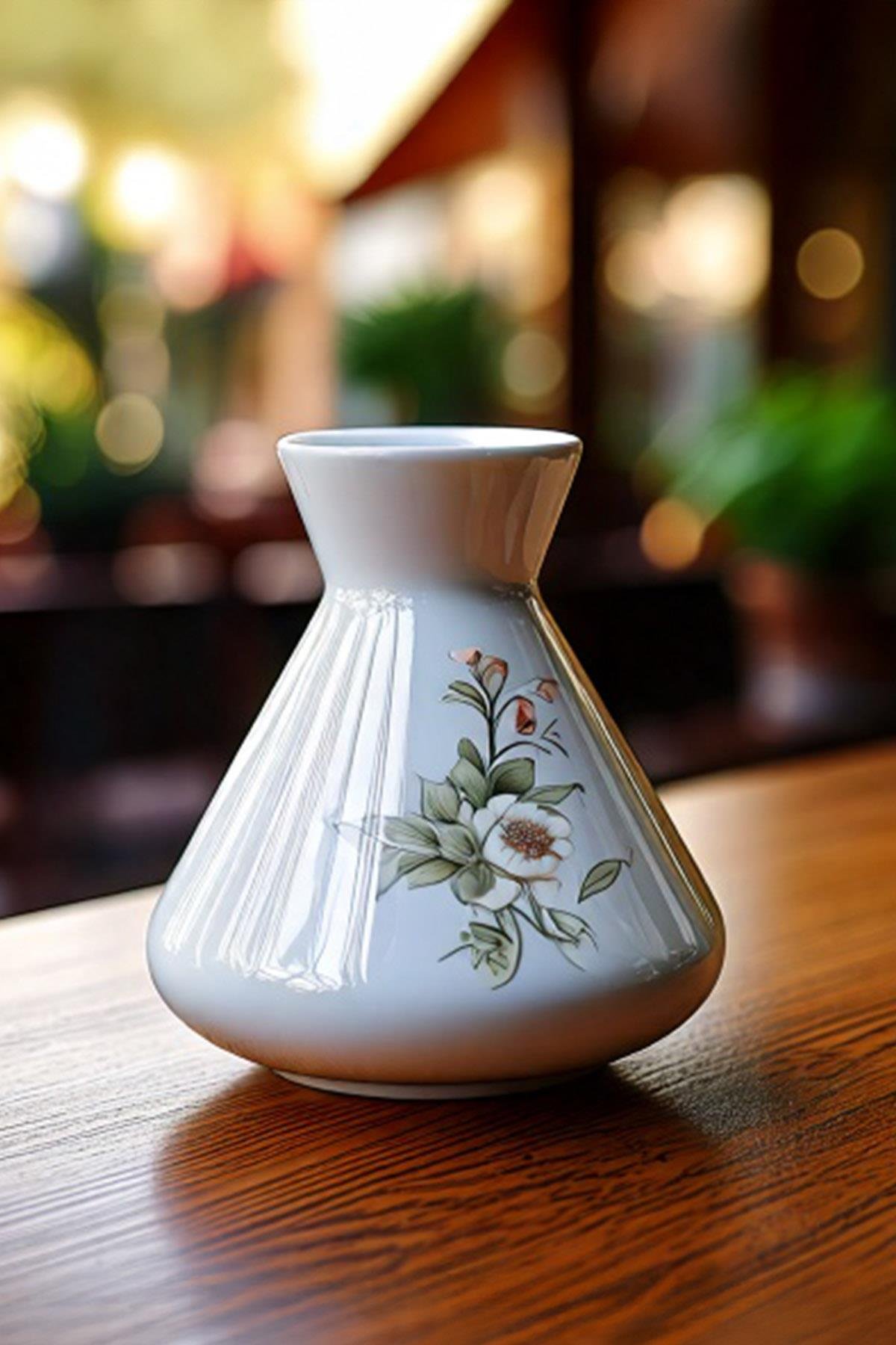 Funnel Vase - Ceramic Bisque
