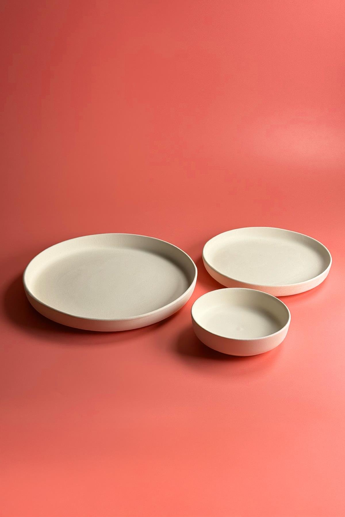 Kampçı Yemek Takımı Seramik Bisküvi