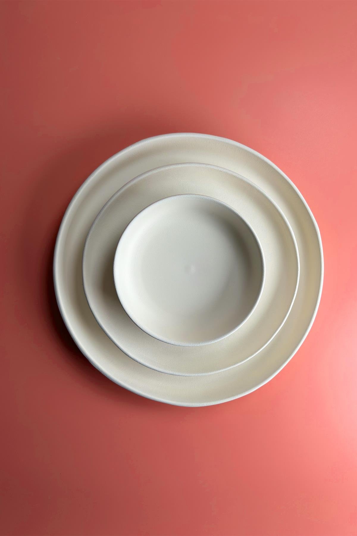 Kampçı Yemek Takımı Seramik Bisküvi