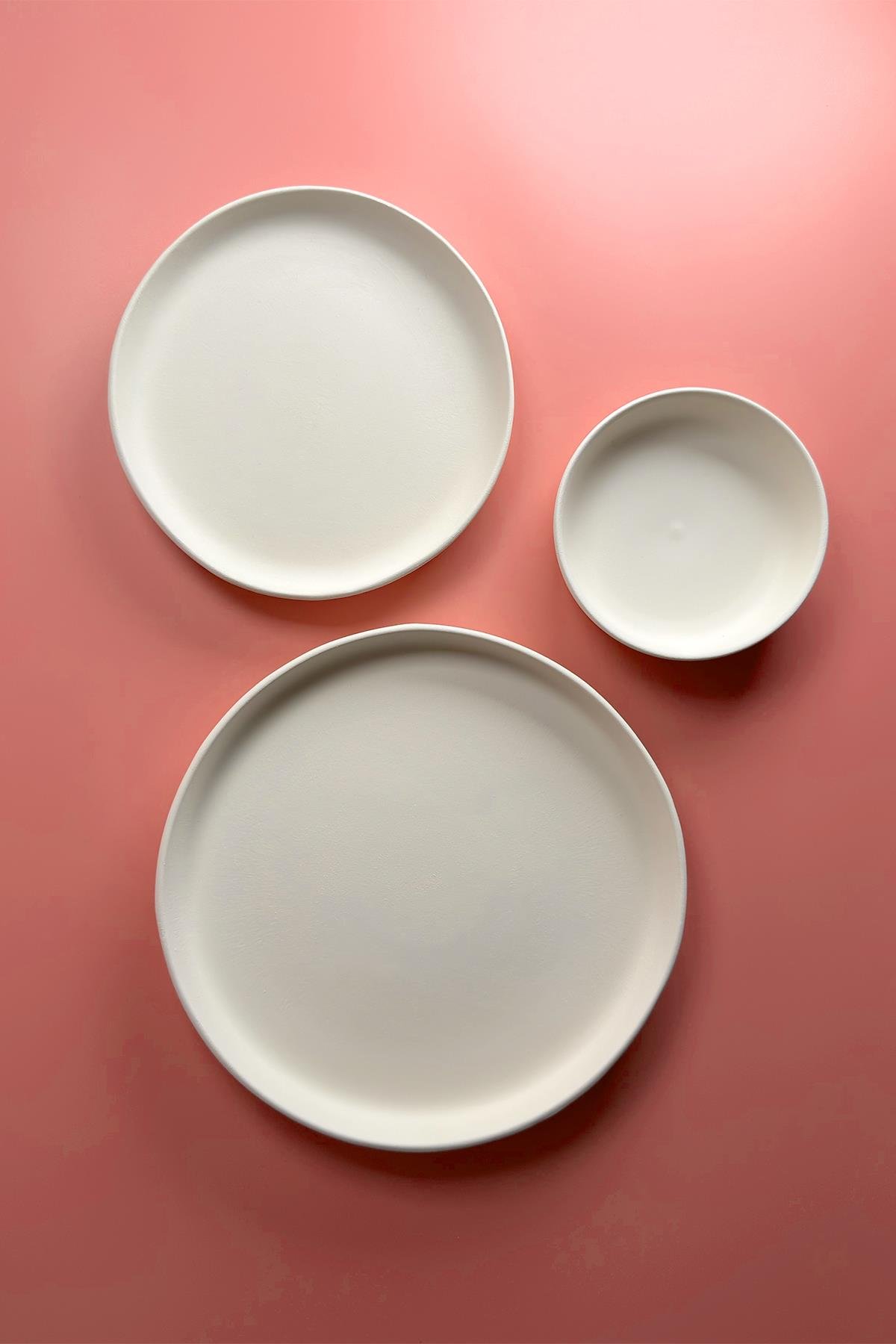 Kampçı Yemek Takımı Seramik Bisküvi