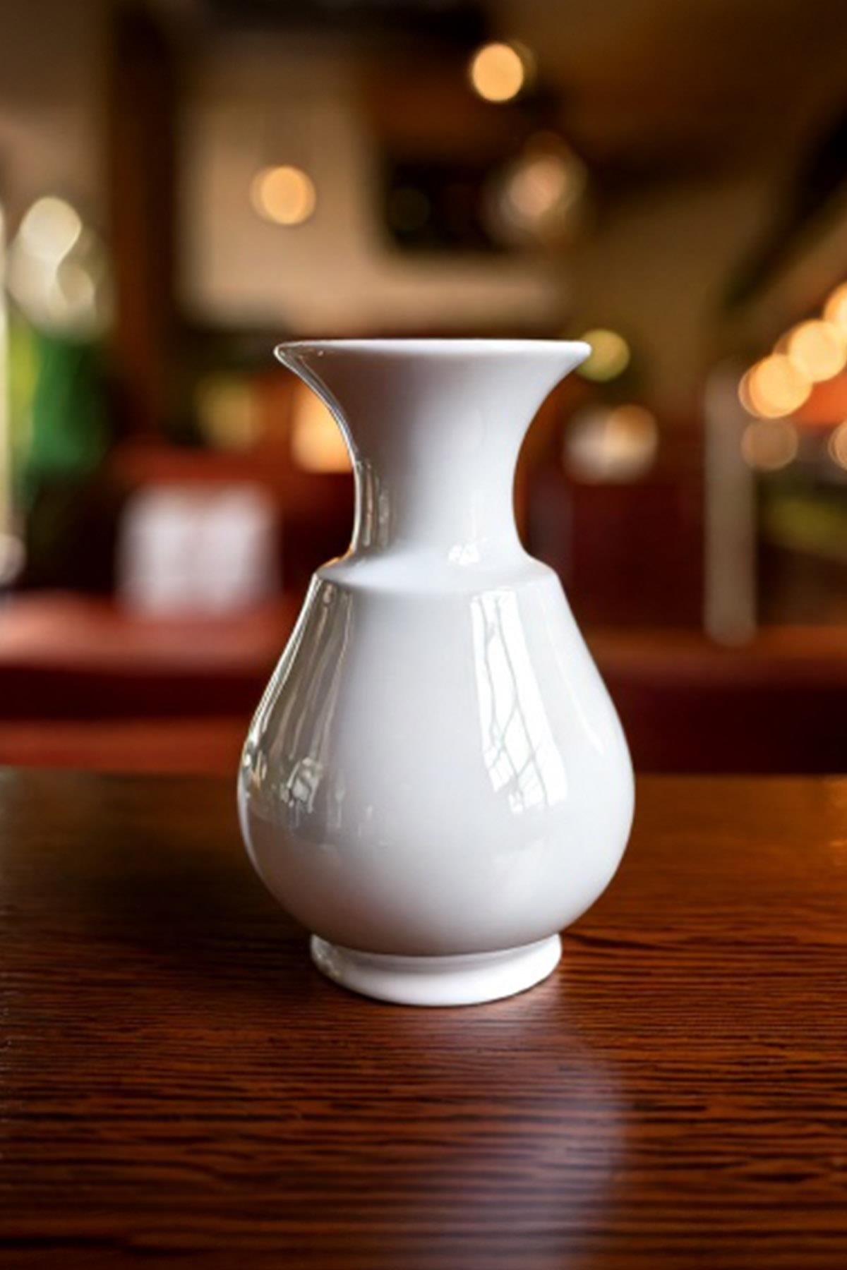 Oil Lamp Vase Ceramic Bisque