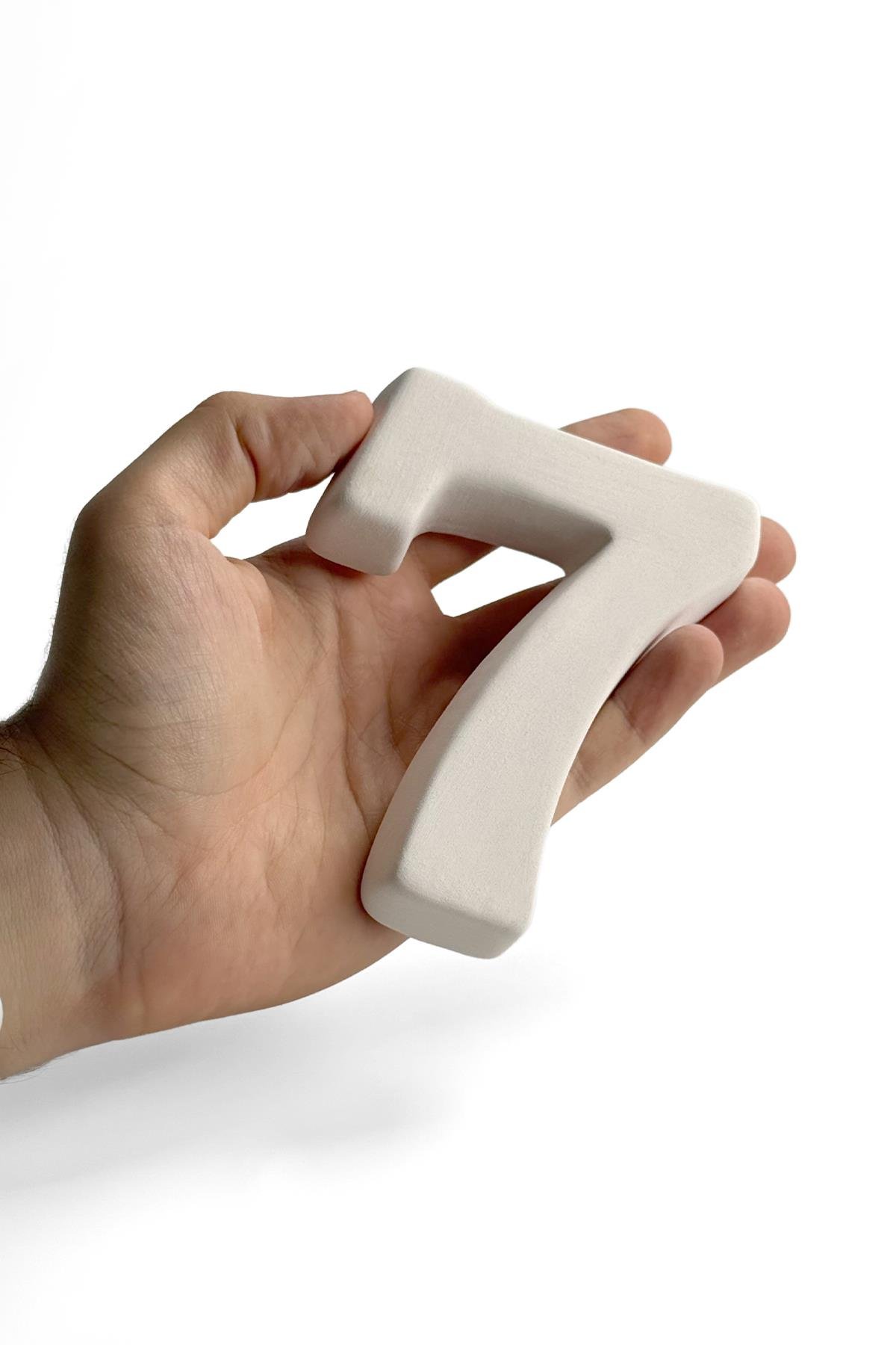 Kapı Numarası - Seramik Bisküvi