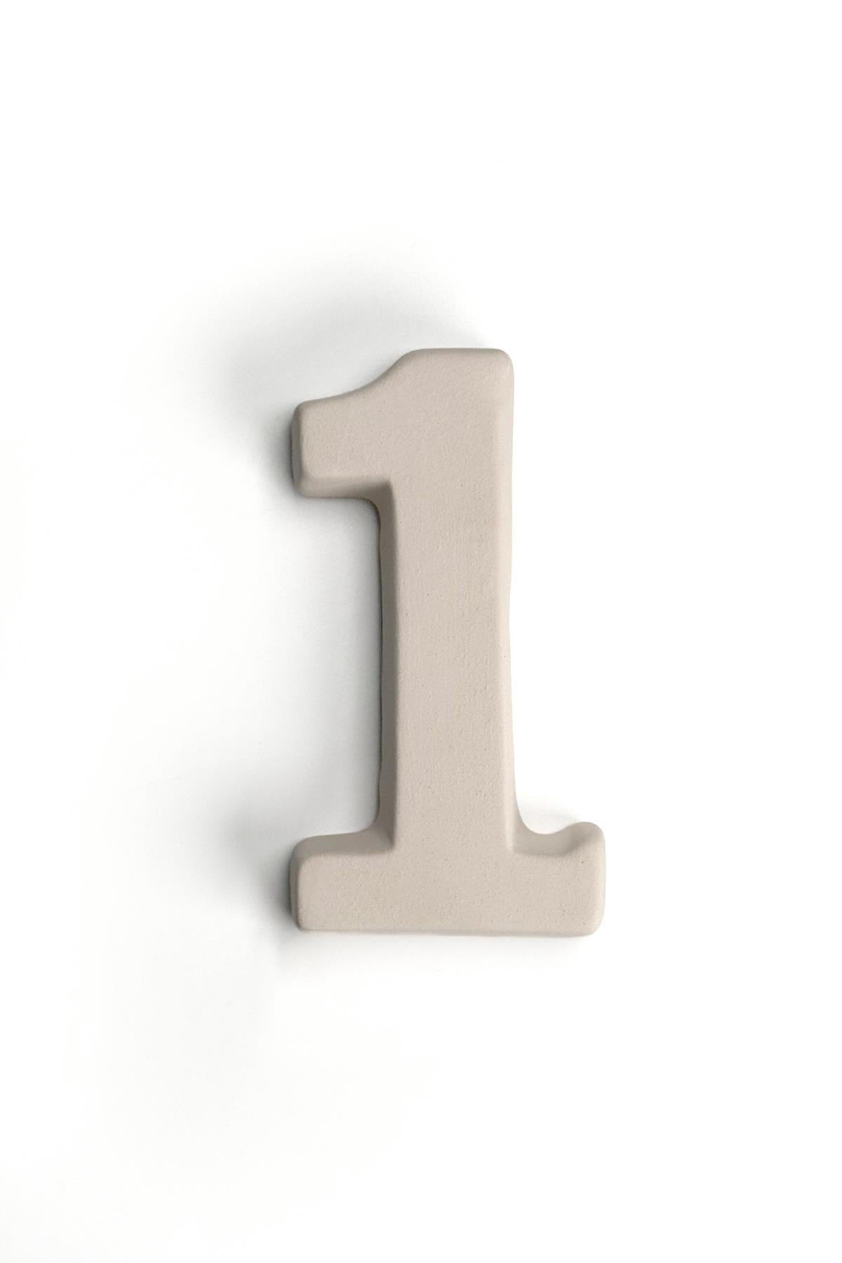 Kapı Numarası - Seramik Bisküvi