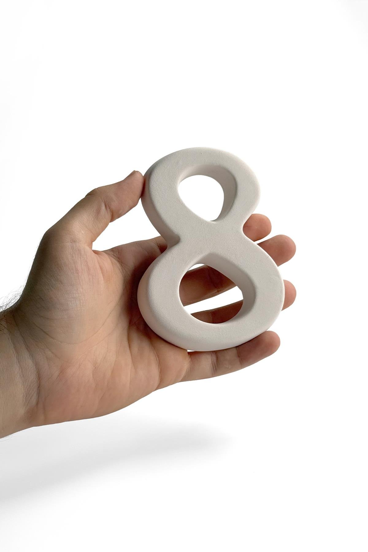 Kapı Numarası - Seramik Bisküvi