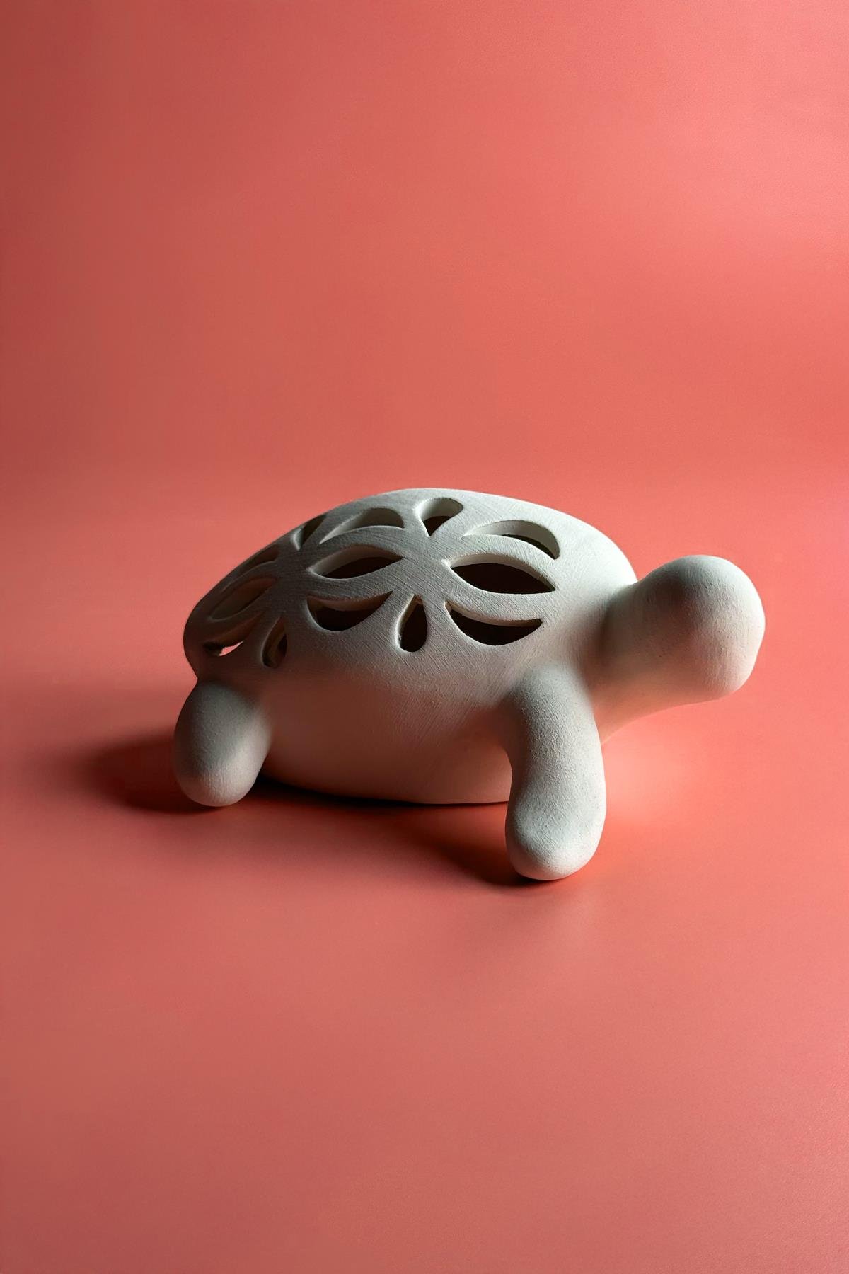Turtle Censer Ceramic Bisque