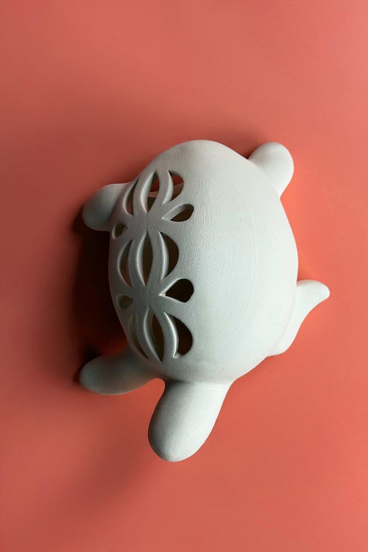 Turtle Censer Ceramic Bisque