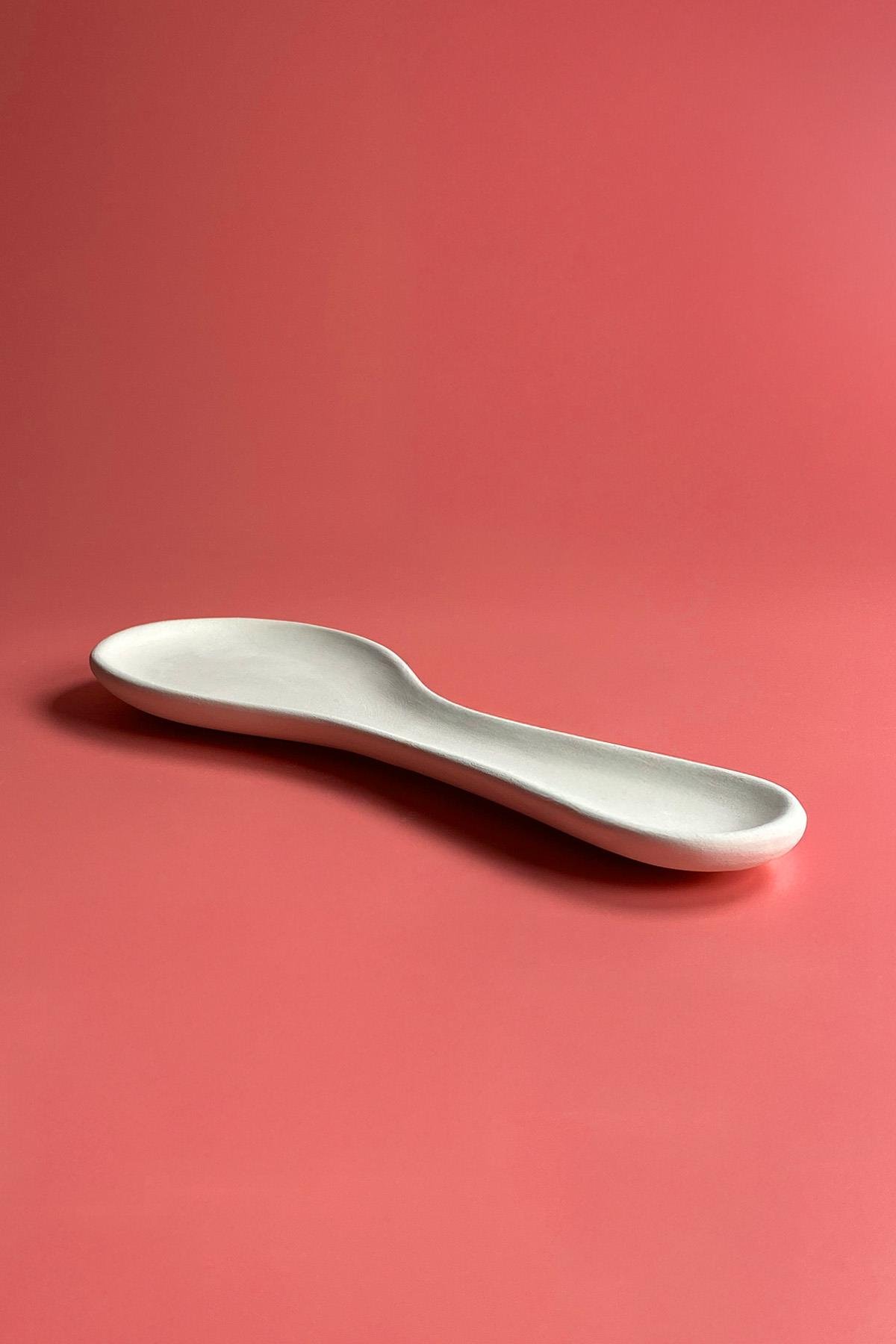 Spoon Rest Ceramic Bisque