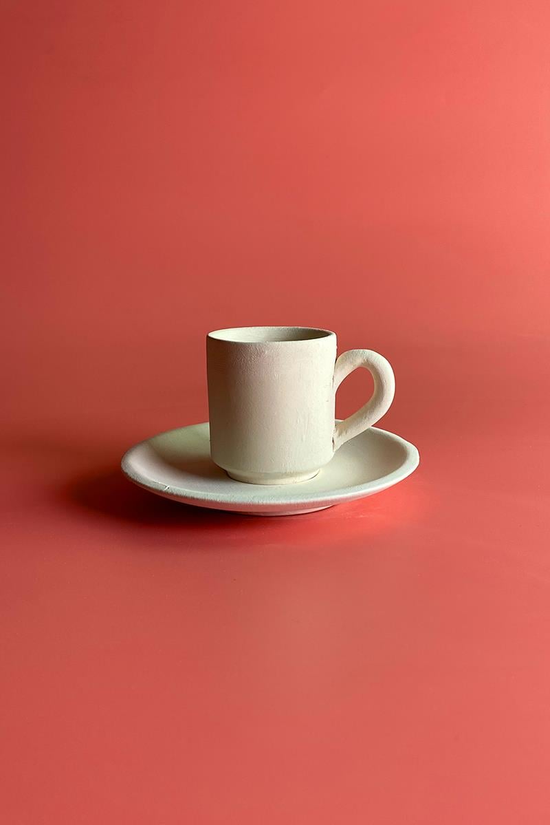 Turkish Coffee Cup Ceramic Bisque