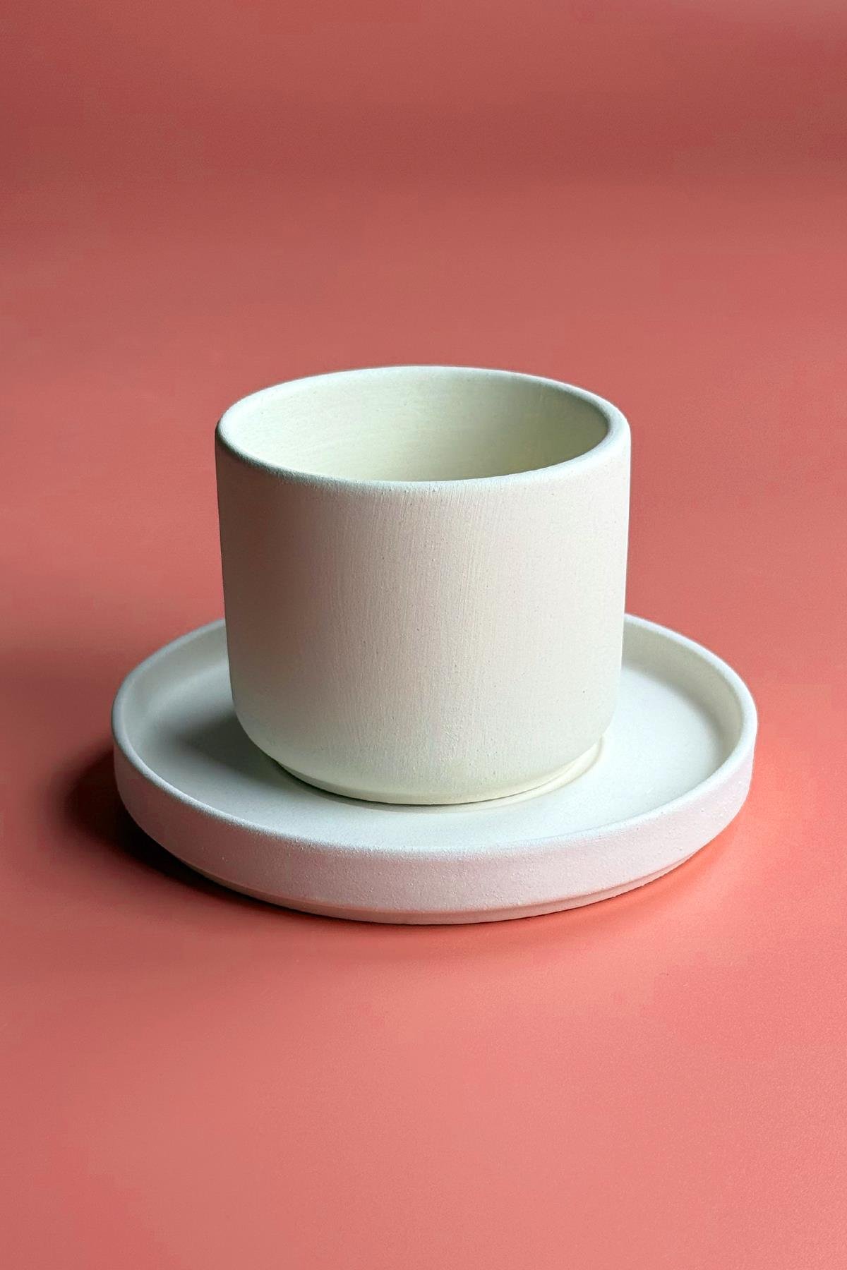 Kupa Tabağı - Seramik Bisküvi