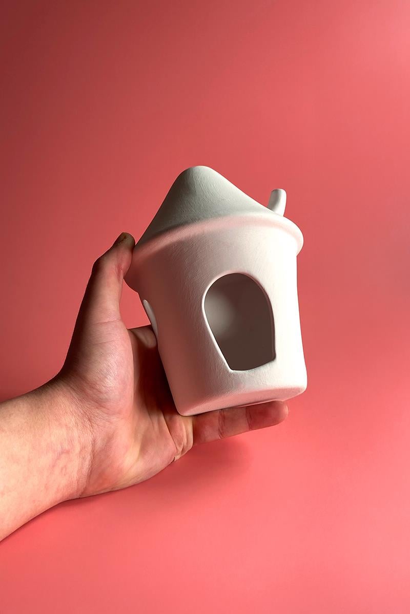 Mantar Mumluk - Seramik Bisküvi