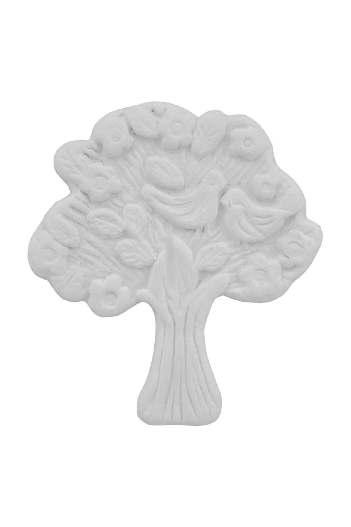 Bird in Tree Ceramic Plaque