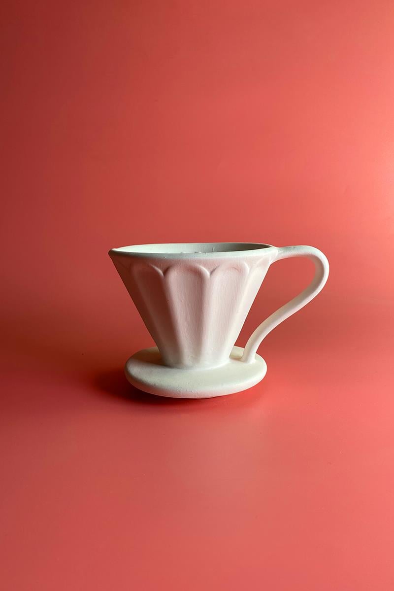 Дриппер Lotus V60 (02) керамический бисквит