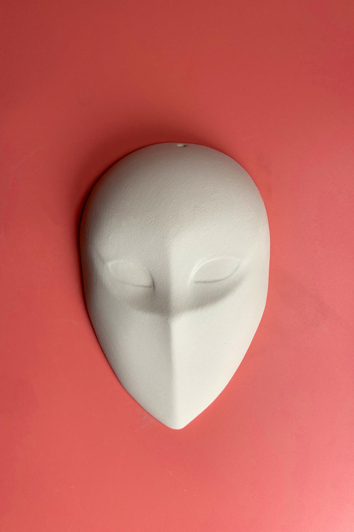 Mask v2 Ceramic Bisque