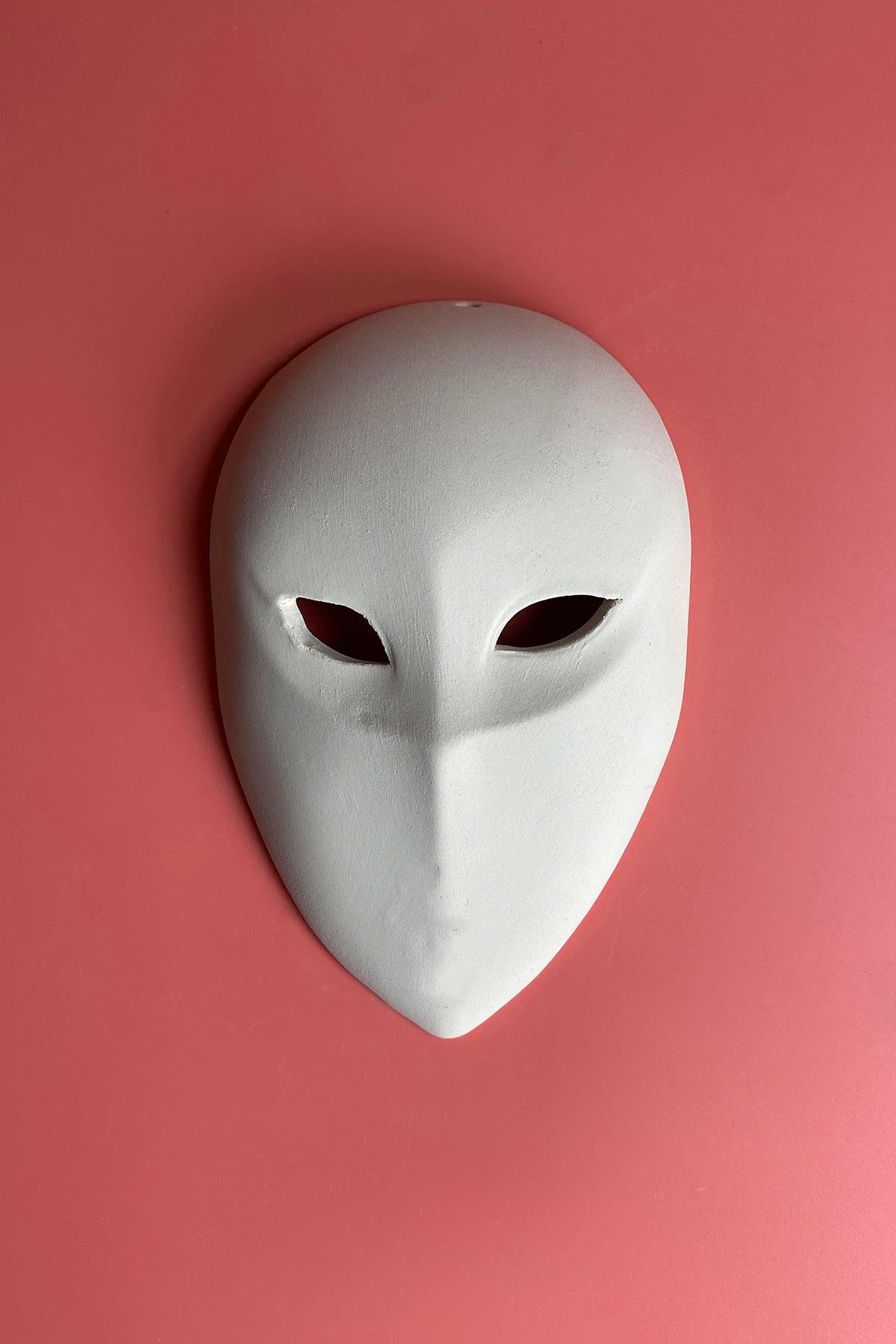 Mask v2 Ceramic Bisque