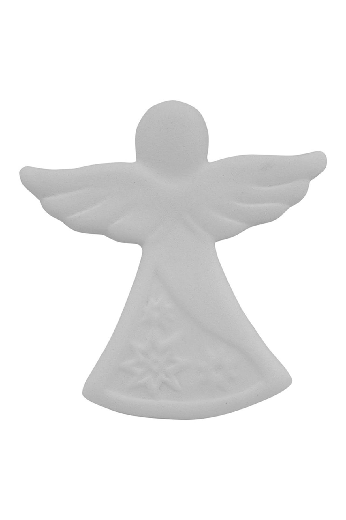 Angel M1 Plaque Ceramic Bisque
