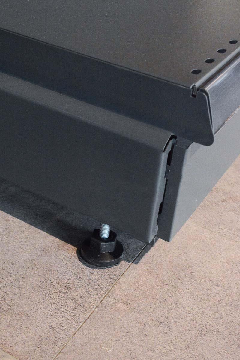 Metal Raflı Ürün Standı Antrasit