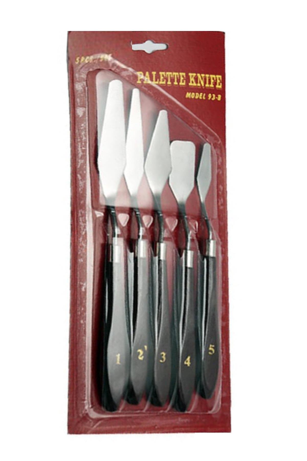 Metal Spatula Set Siyah BSS-5