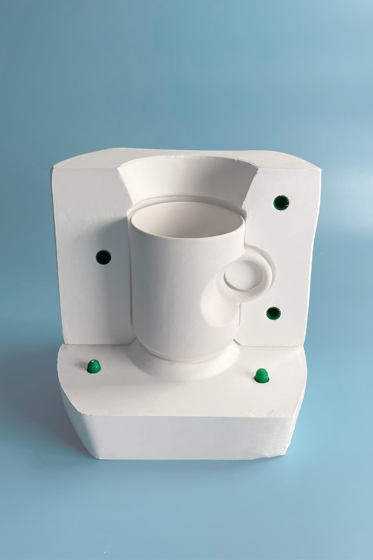 Happy Mug Plaster Mold
