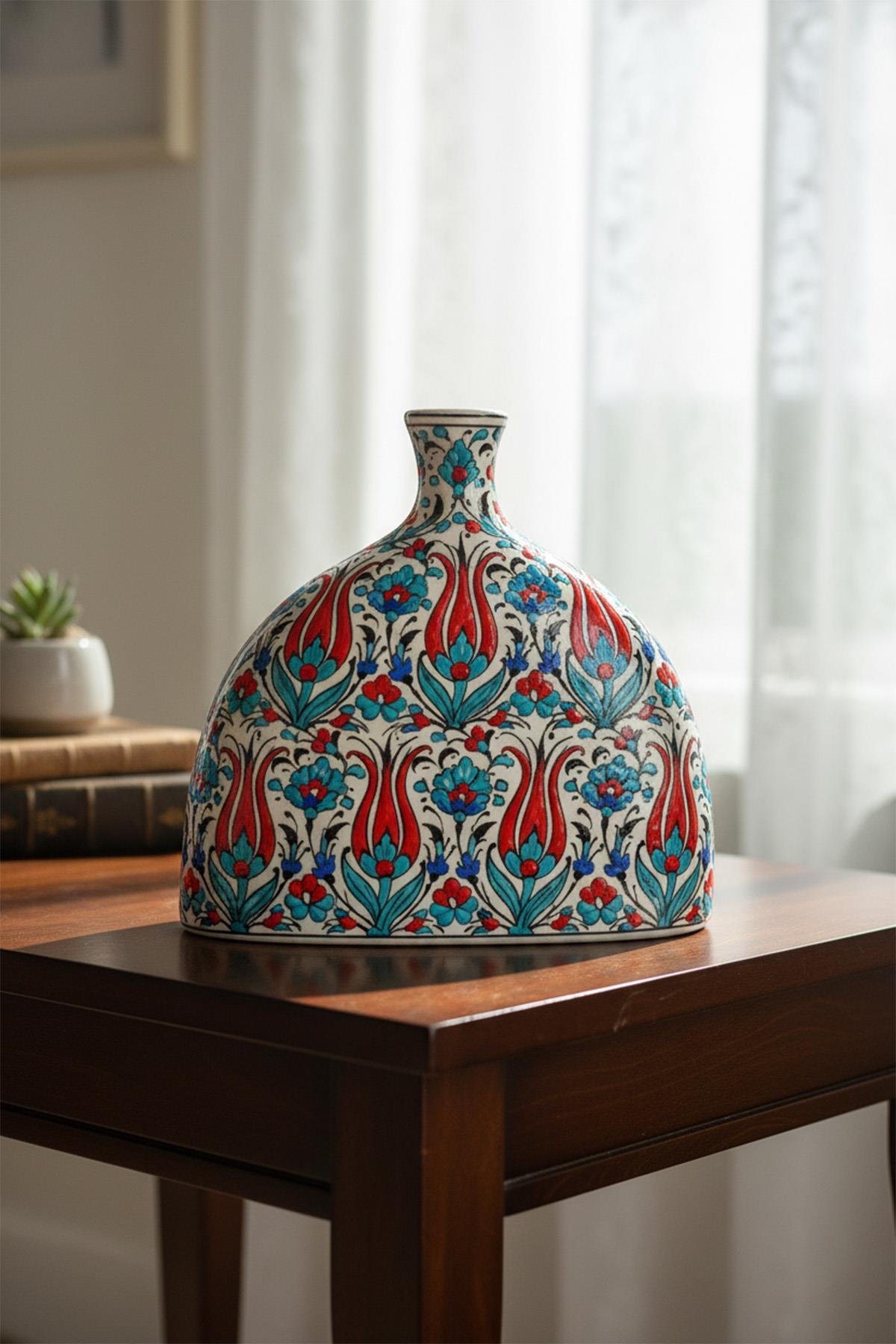 Nordic Vazo Seramik Bisküvi