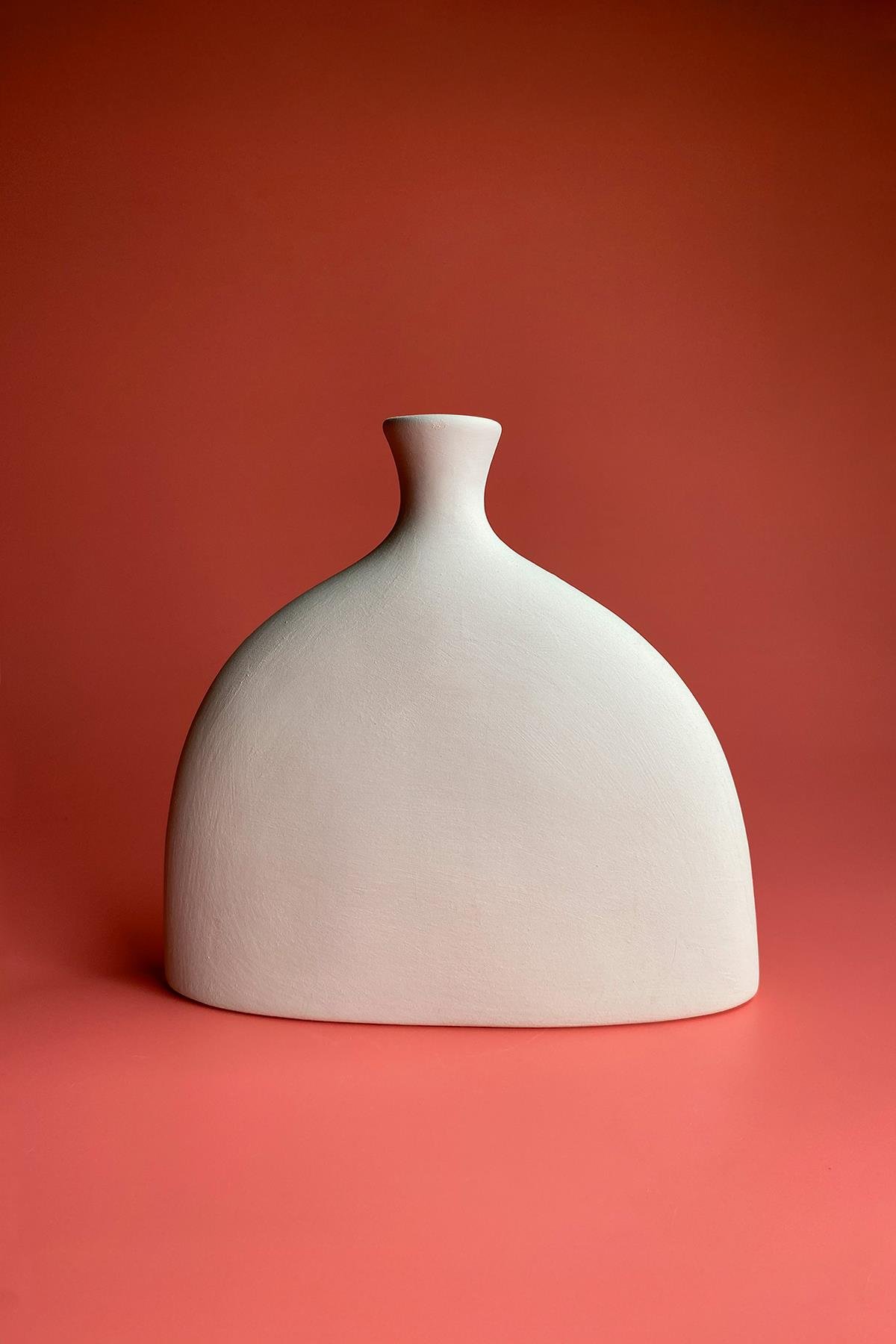 Nordic Vazo Seramik Bisküvi