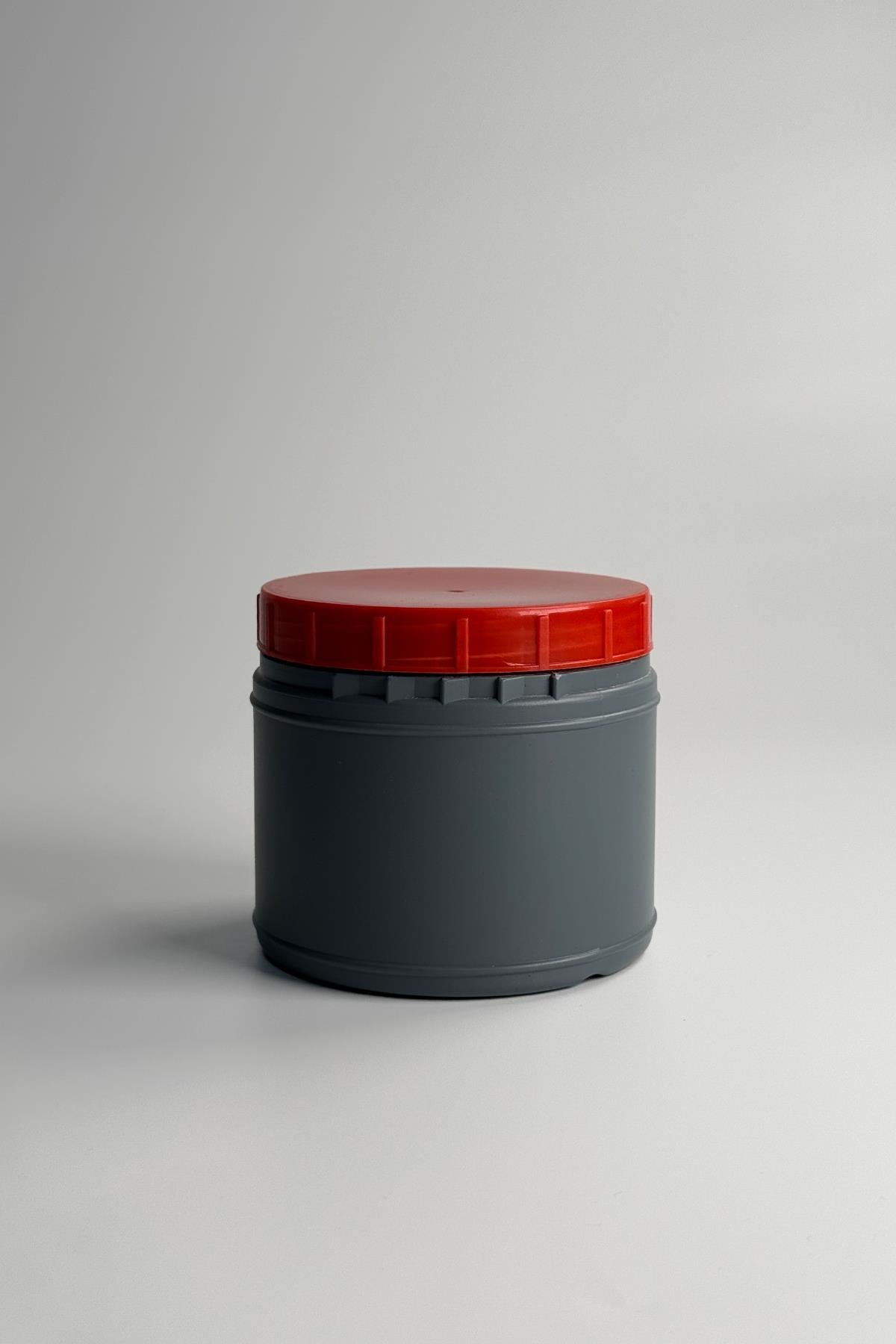 Пластиковая бутылка для смазки 1000 мл серого цвета