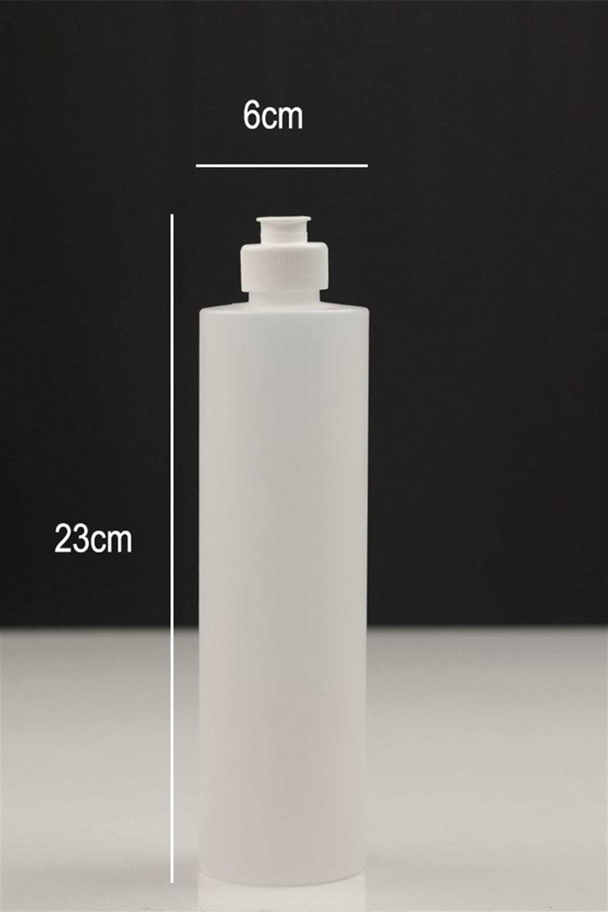 Plastik Şişe | Silindir | Şeffaf | 500cc