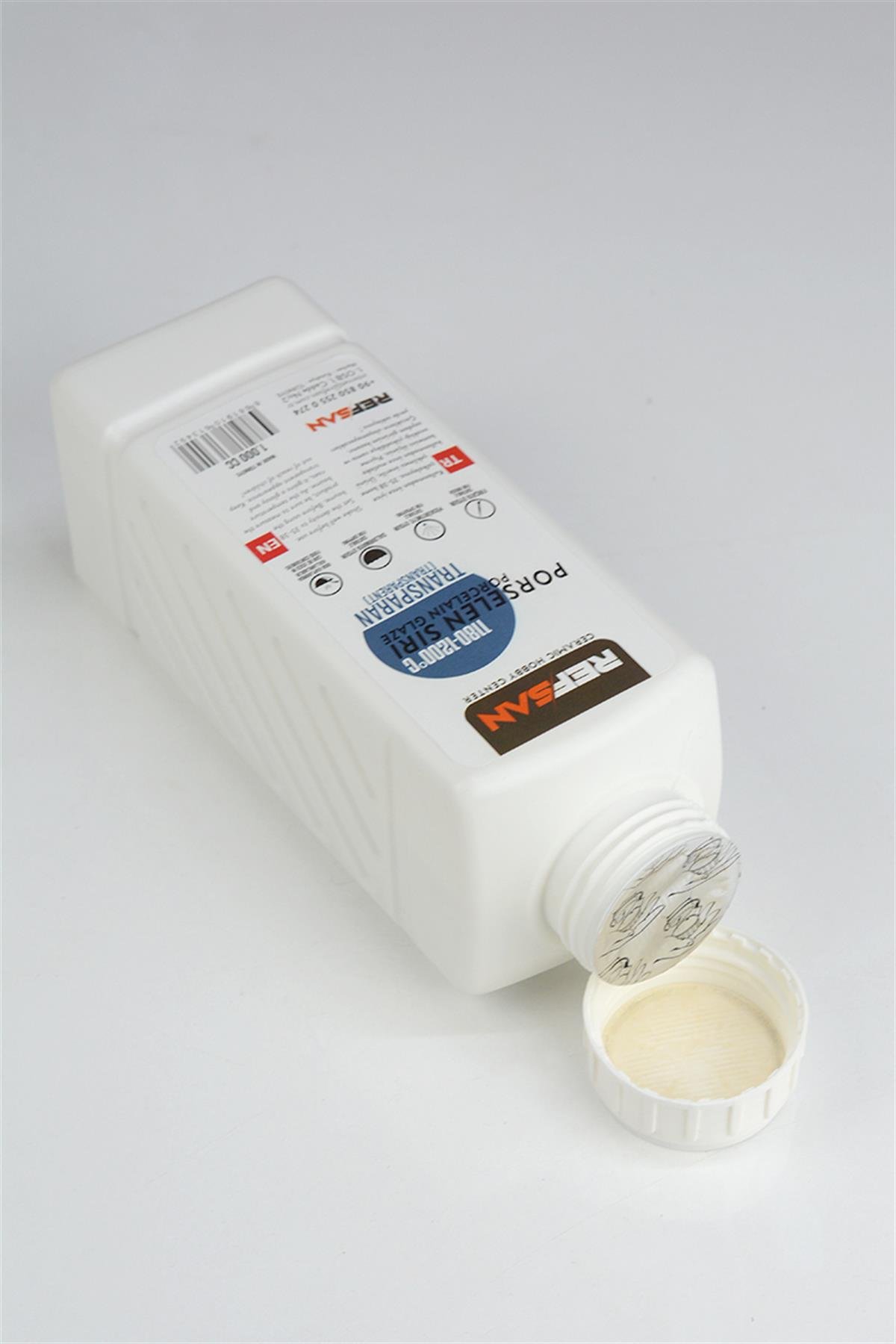 Porcelain Glaze (Transparent) Ready (Liquid) Asst. 1180 °C