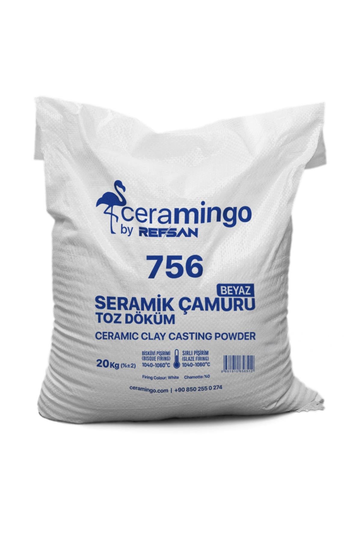 Refsan 756 Seramik Çamuru Döküm Toz
