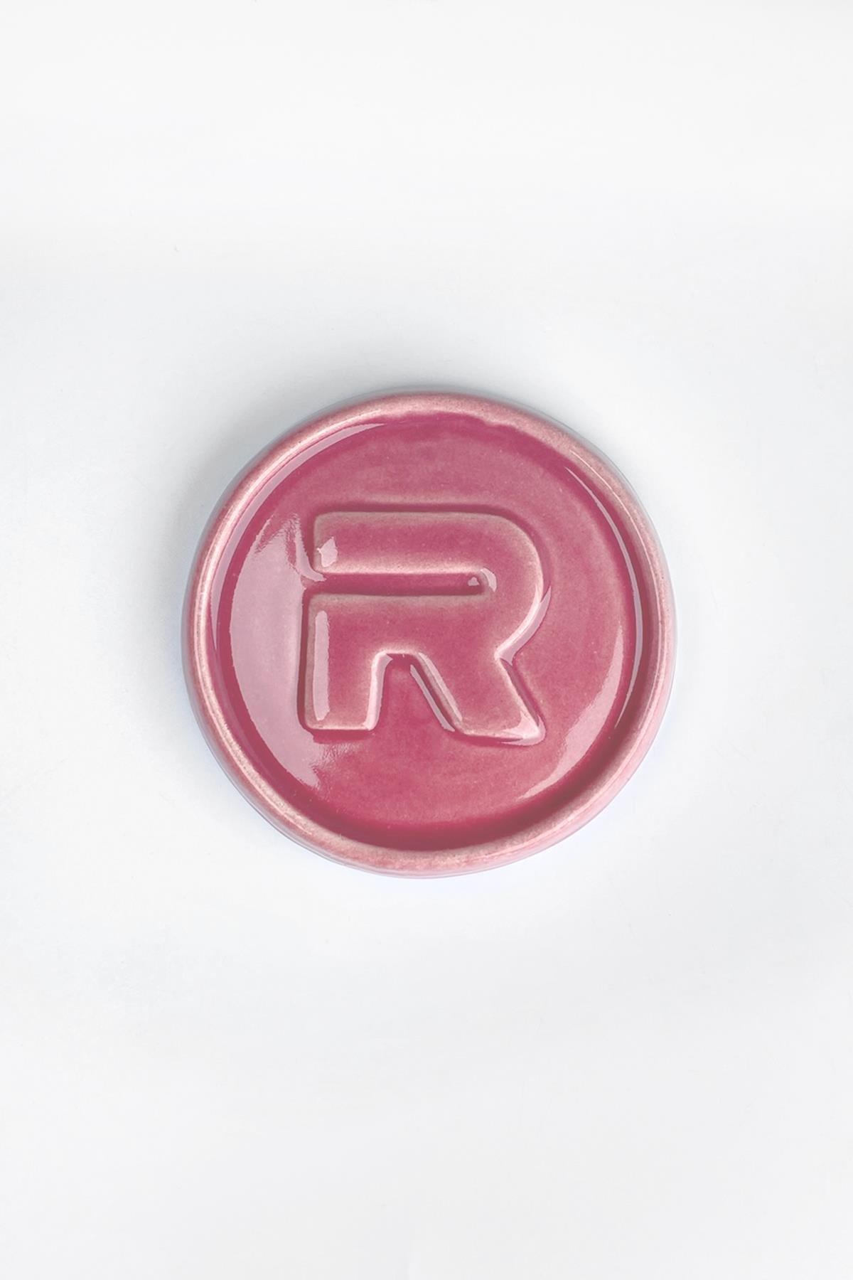 Цветная глазурь розовая 6404