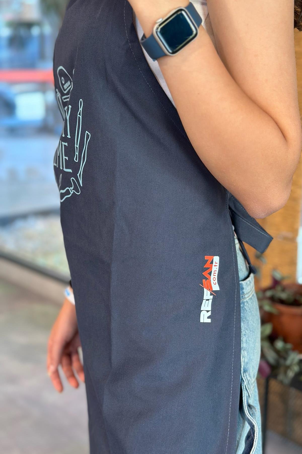 Красочный стильный фартук для мастерской - Pottery Time