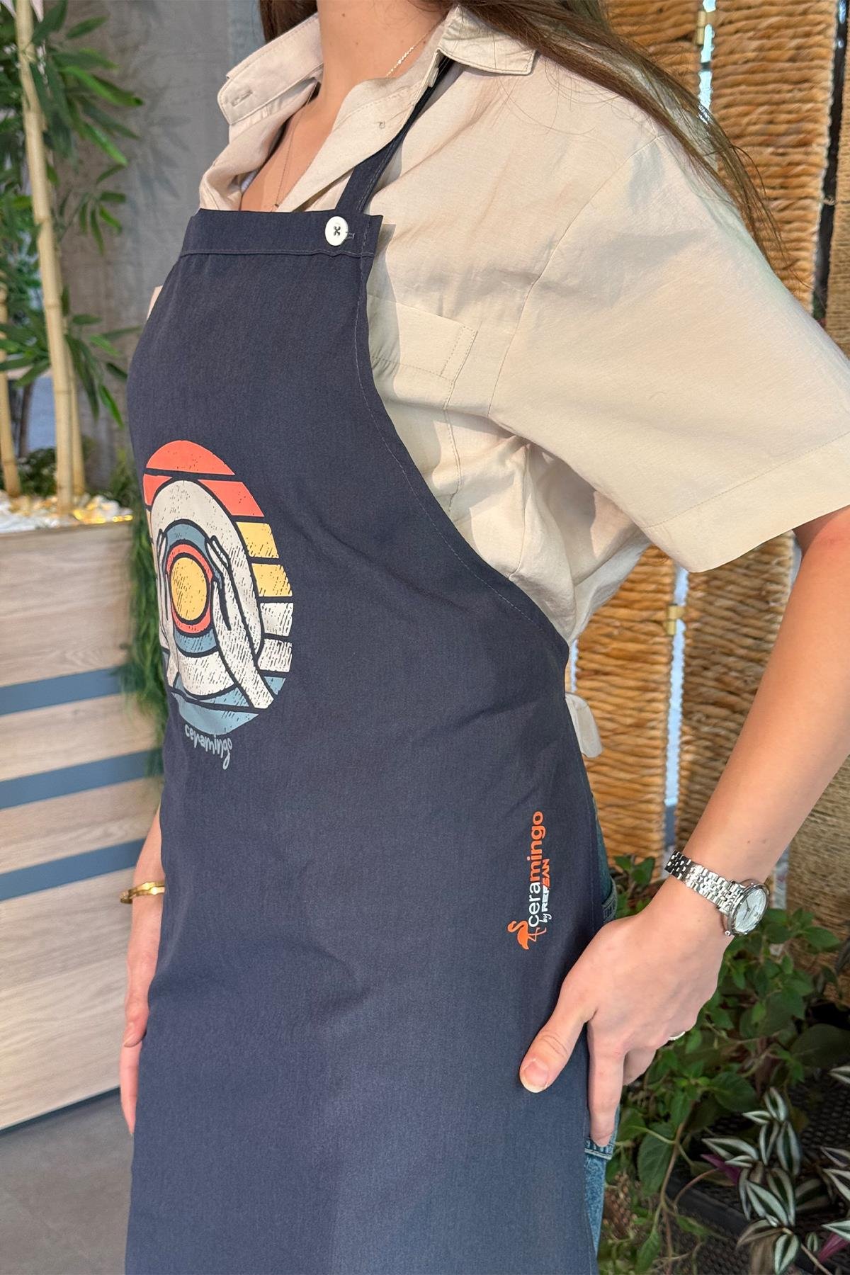 Красочный фартук Стильная мастерская - Колесо