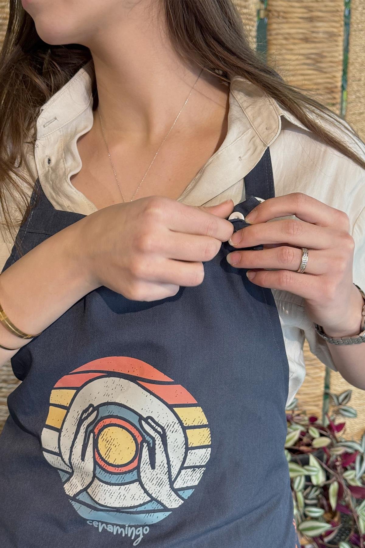 Красочный фартук Стильная мастерская - Колесо