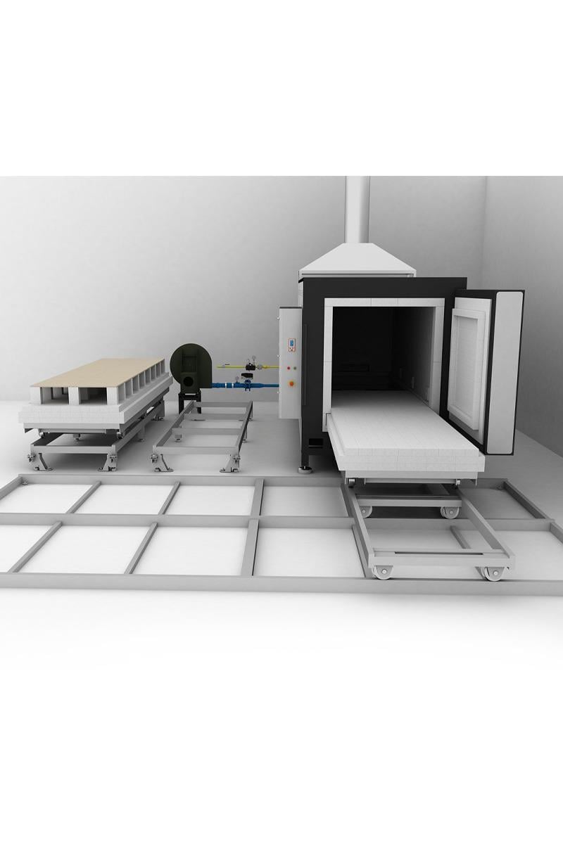 RS2A3.000 GAS KILN WITH TROLLEY