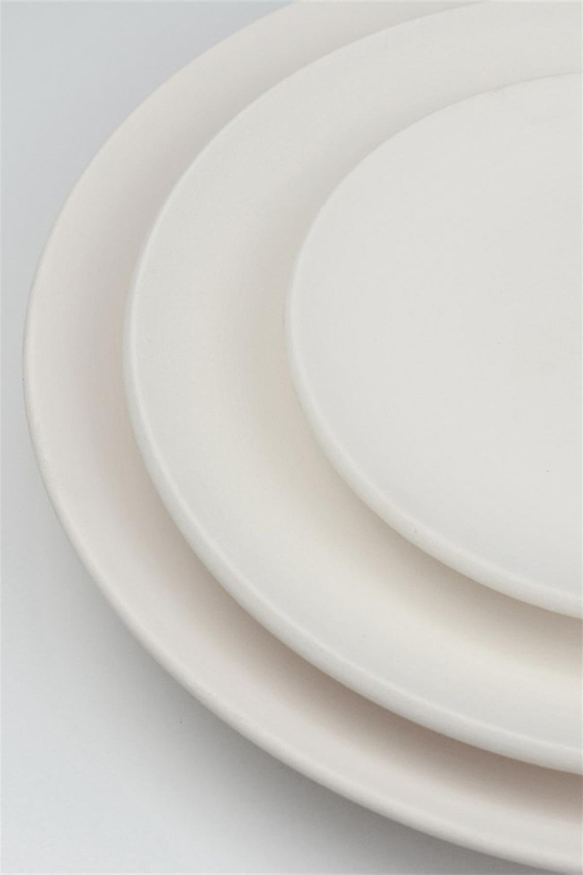 Serving Plate Set Ceramic Bisque