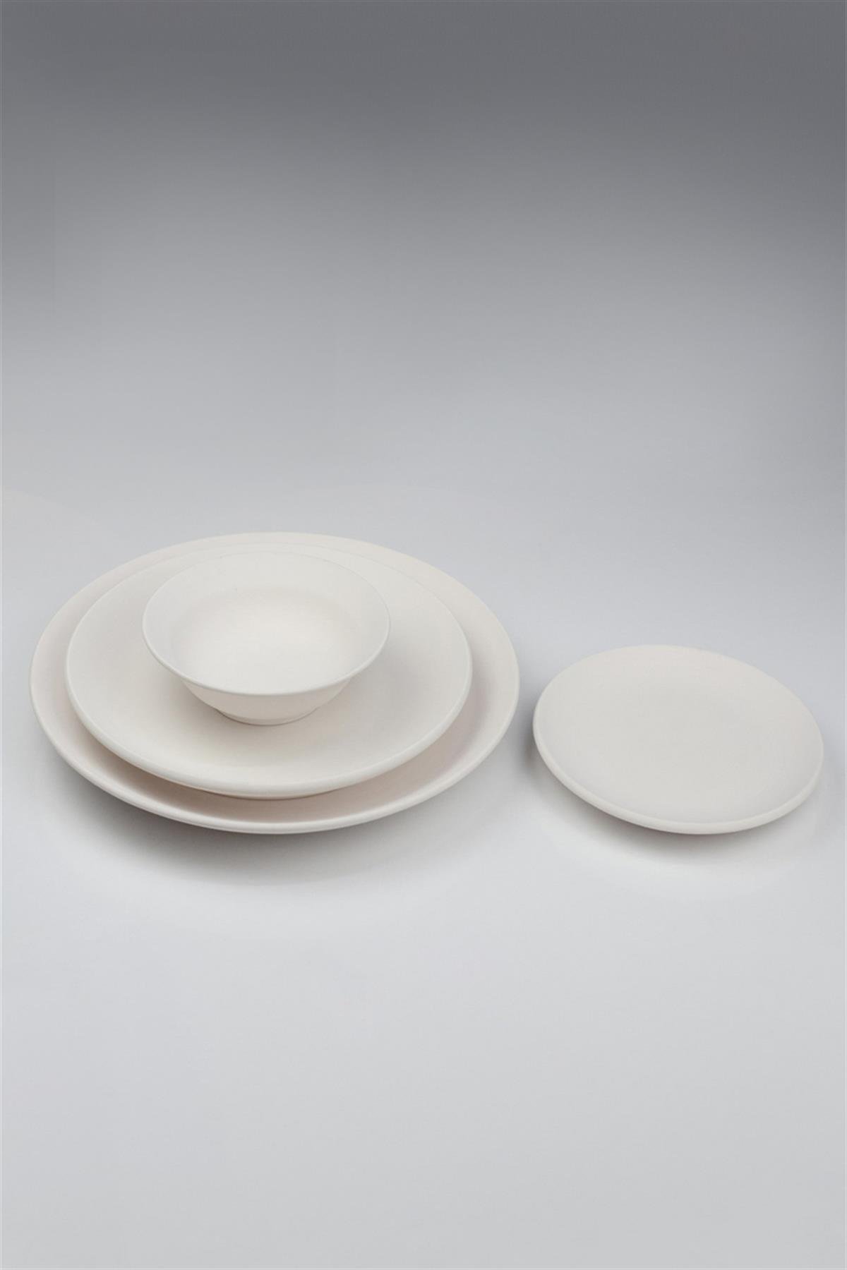 Serving Plate Set Ceramic Bisque