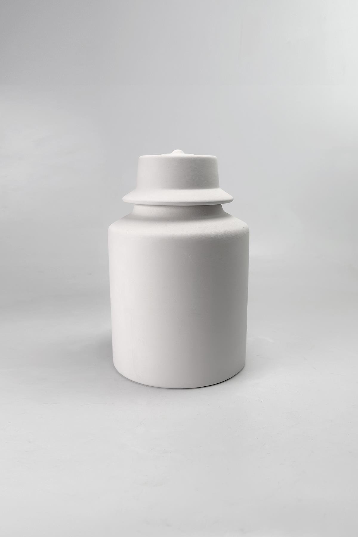 Silindir Vazo Seramik Bisküvi