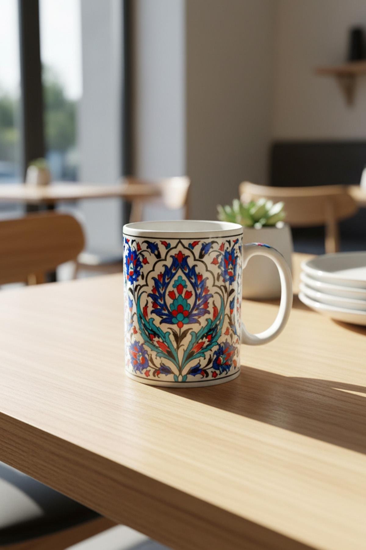 Цилиндрическая чашка керамическая бисквит