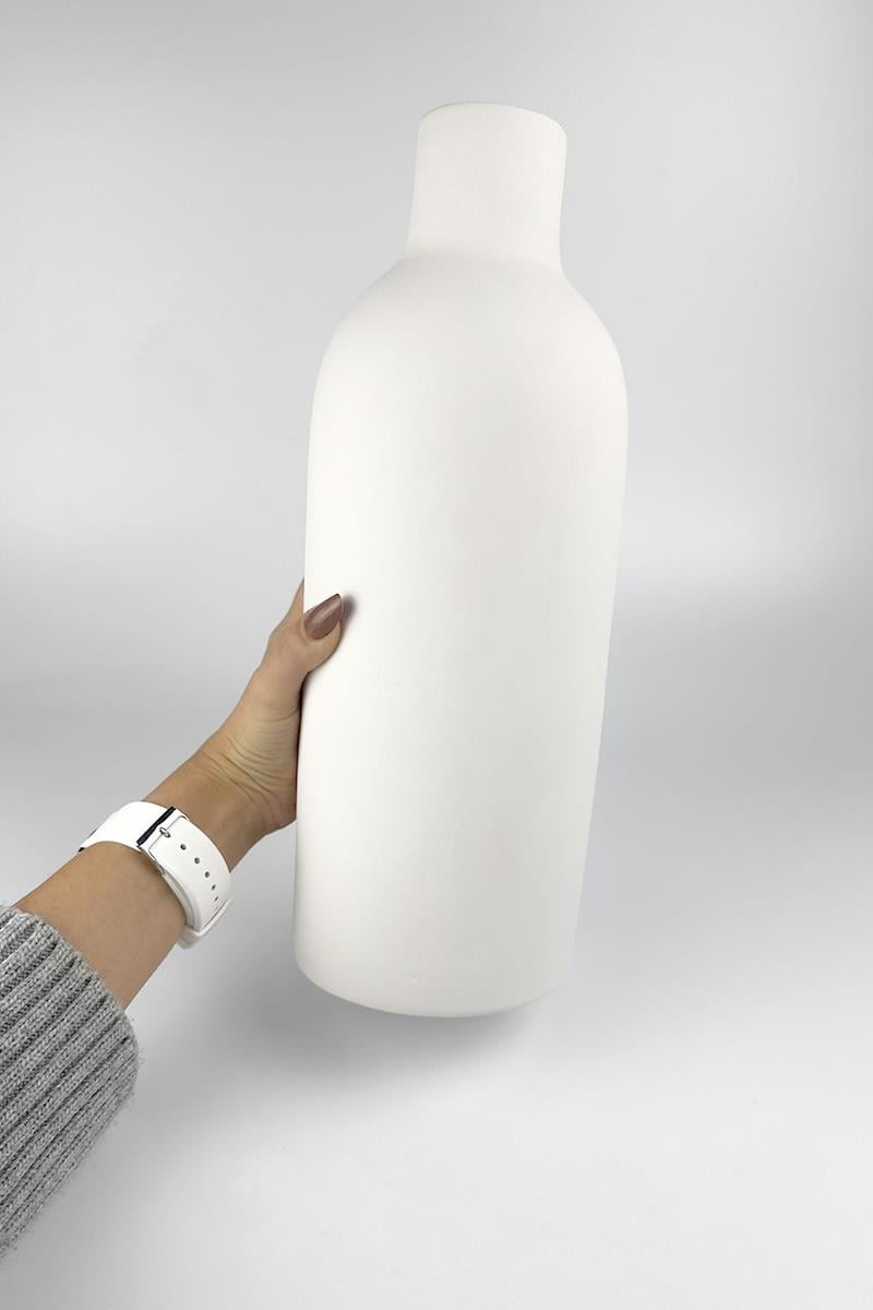 Şişe Vazo Seramik Bisküvi