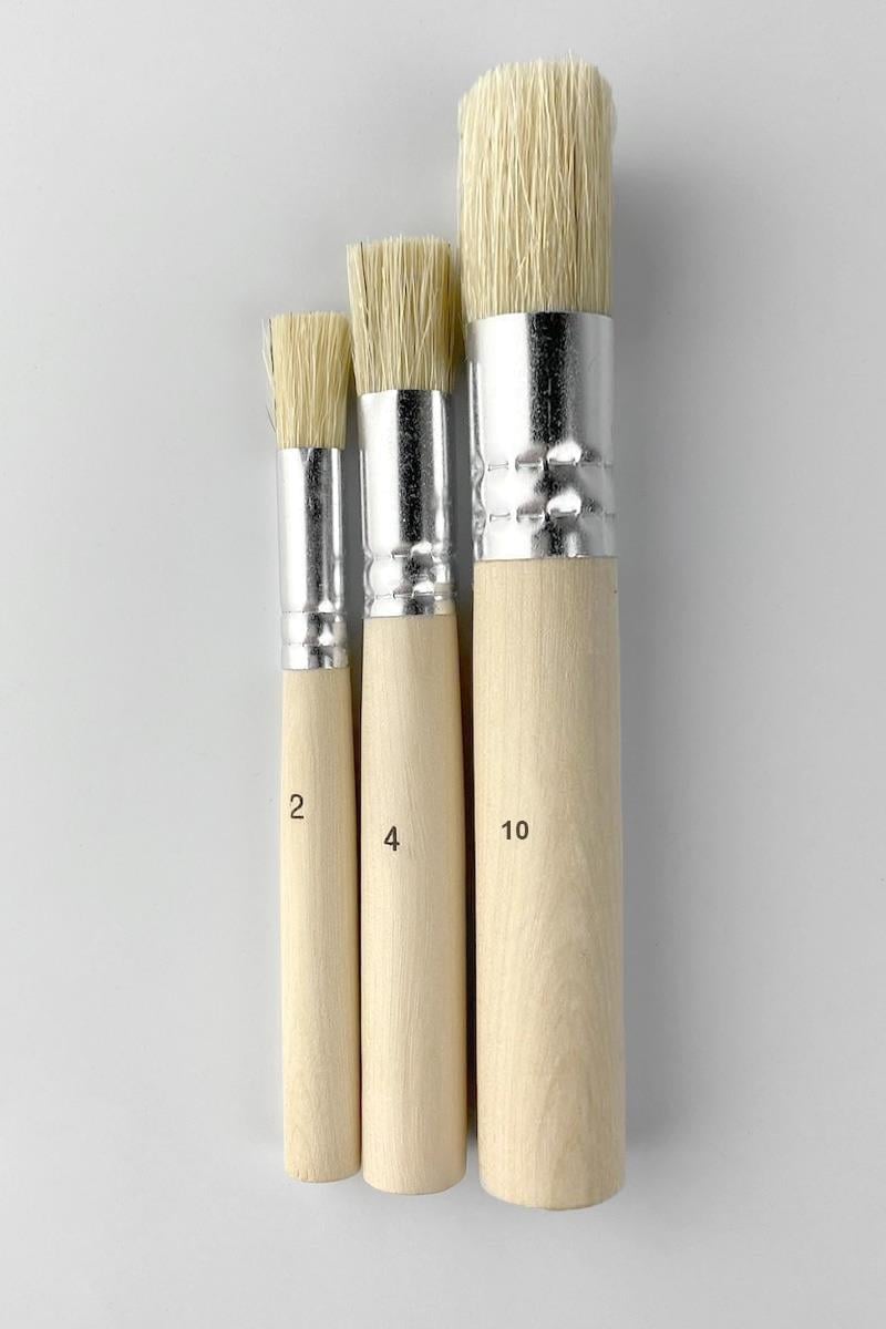 Stencil Brush Set Of 3