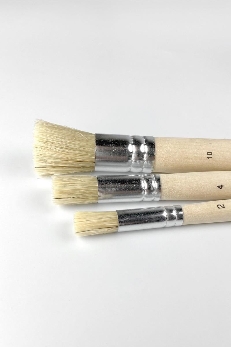 Stencil Brush Set Of 3