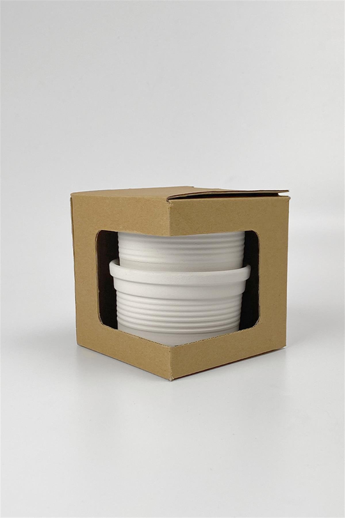Souffle Bowl Ceramic Bisque