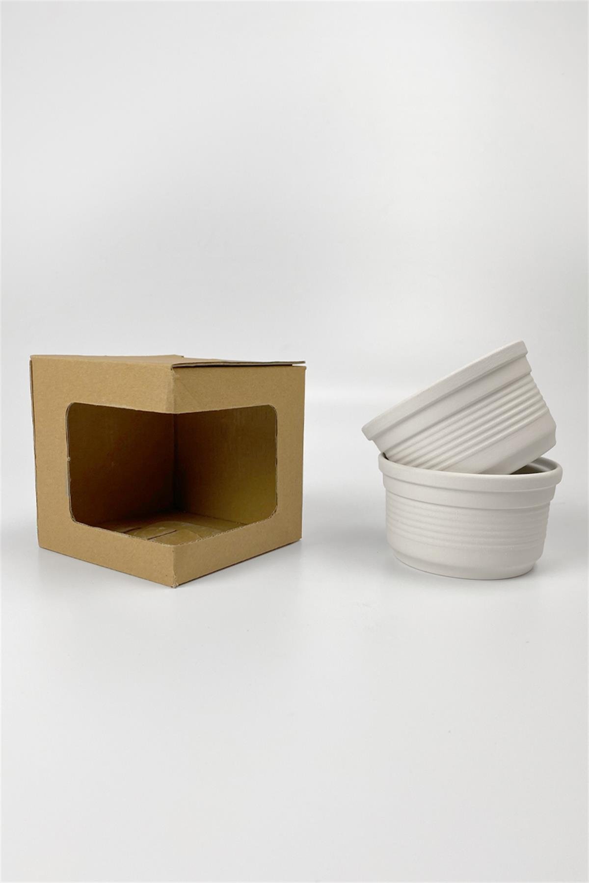 Souffle Bowl Ceramic Bisque