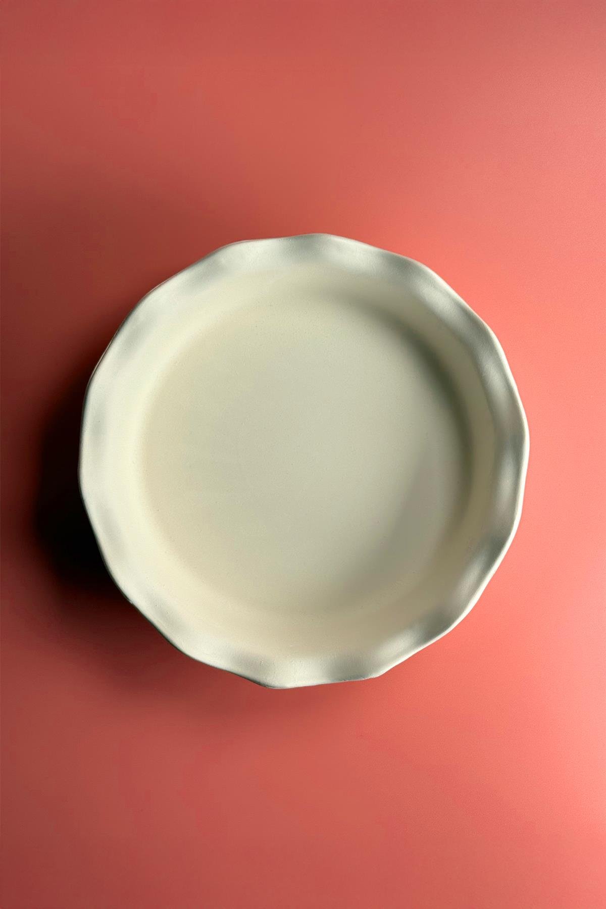 Tart Fırın Kabı Seramik Bisküvi