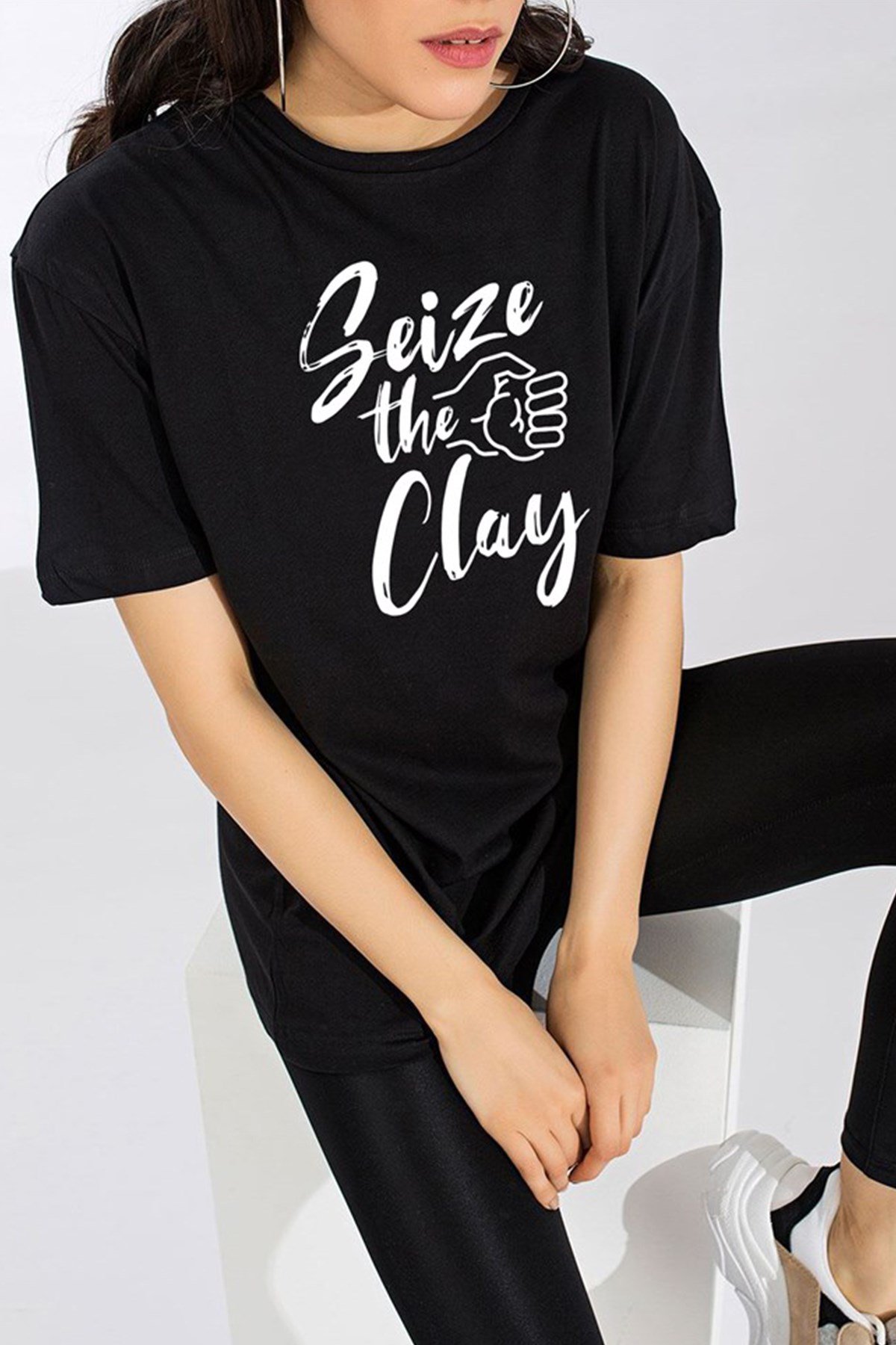 Tasarım Tişört - Seize The Clay (Model: 2)