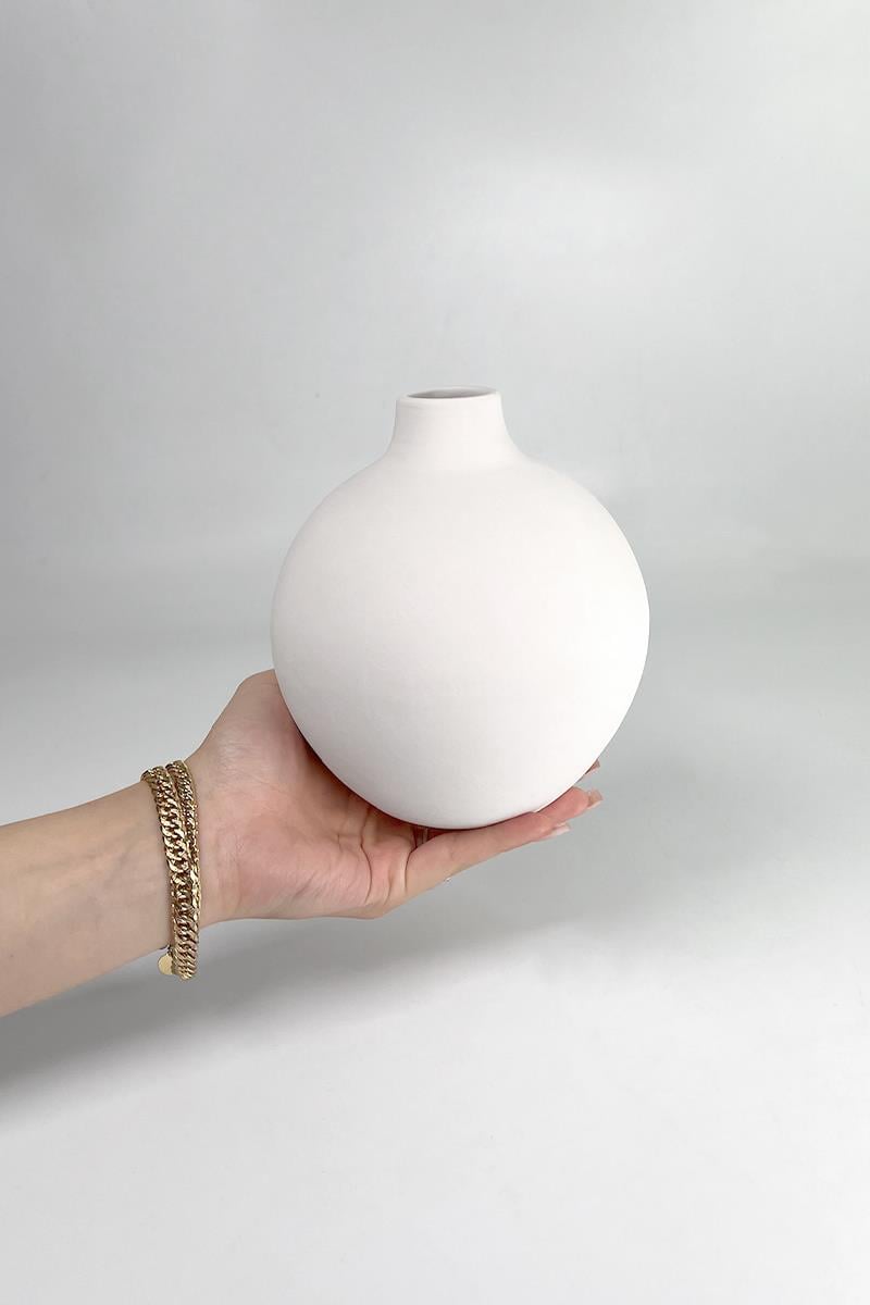 Top Vazo - Seramik Bisküvi