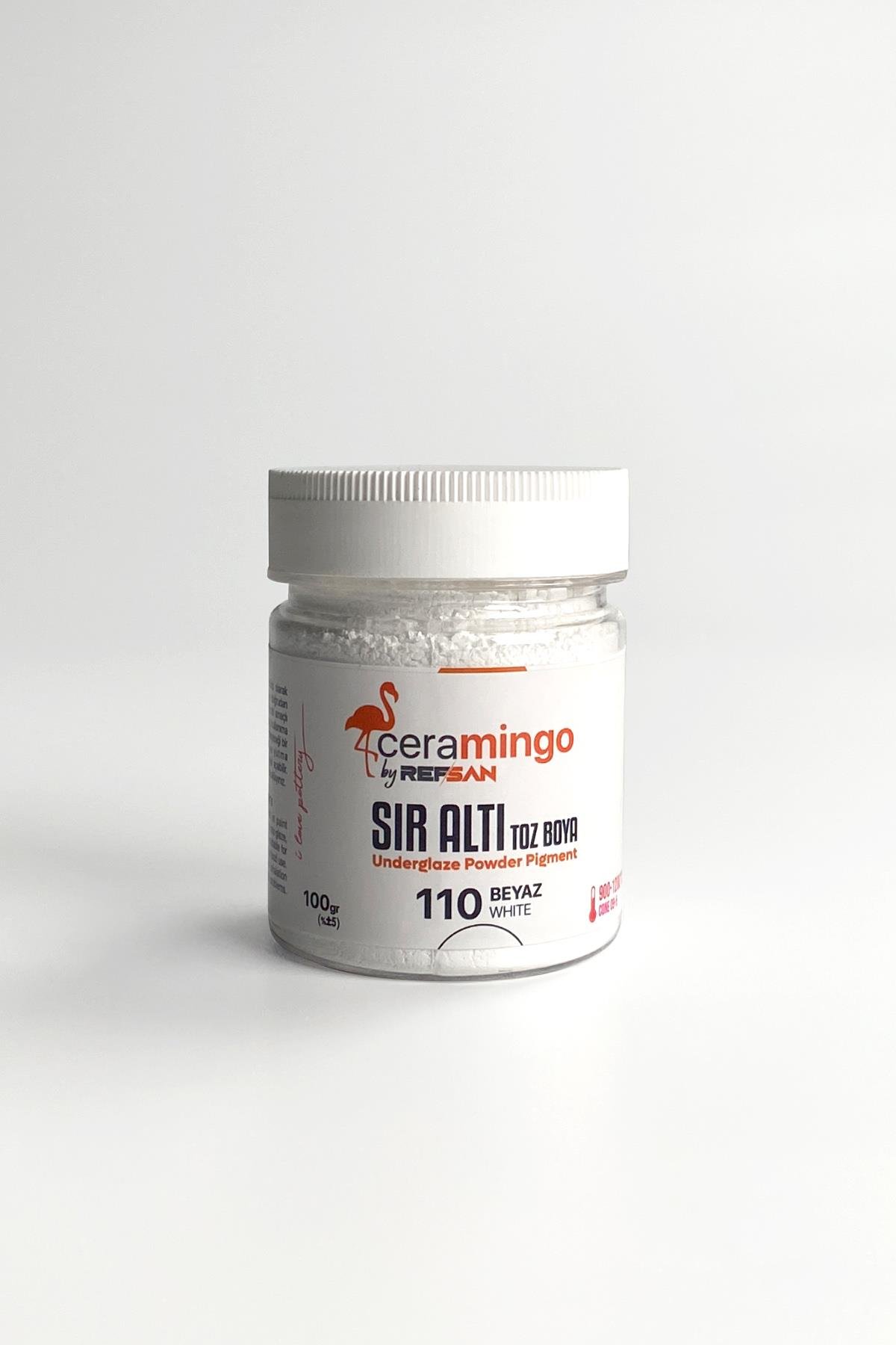 Underglaze Powder Dye 110 White